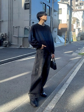 「アイテム（ボストンバッグ）」を使った、そらさん（メンズ・181cm）の秋コーディネート