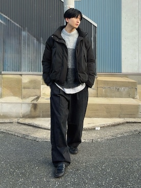 そらさん（メンズ・181cm）の冬コーディネート