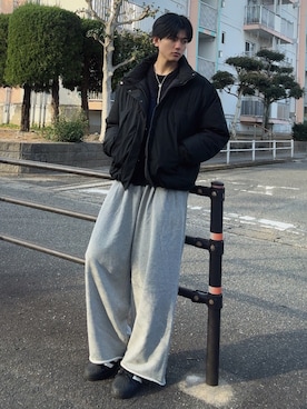 「SINSS（シンス）のアイテム」を使った、そらさん（メンズ・181cm）の冬コーディネート