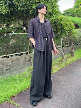 そらさん（メンズ・181cm）の夏コーディネート