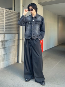 「SINSS（シンス）のアイテム（ブレスレット）」を使った、そらさん（メンズ・181cm）の秋コーディネート
