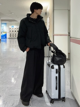 「アイテム（ショルダーバッグ）」を使った、そらさん（メンズ・181cm・20代）の冬コーディネート