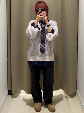 璃-aki-さん（骨格ストレート・レディース・160cm）の秋コーディネート