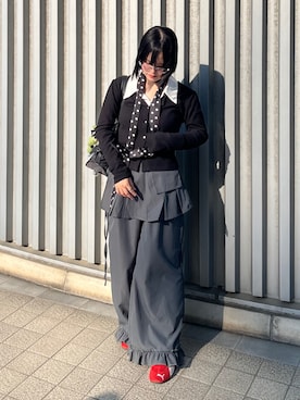 「Vipoa（ヴィポア）のアイテム」を使った、akiさん（レディース・160cm）の春コーディネート