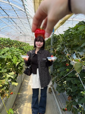 「UNE MANSION（ユヌマンション）のアイテム」を使った、akiさん（レディース・160cm）の春コーディネート