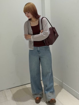 「GLOBAL WORK（グローバルワーク）のアイテム（パンツ）」を使った、akiさん（レディース・160cm）の夏コーディネート