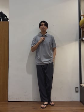 「URBAN RESEARCH DOORS(アーバンリサーチドアーズ)のアイテム(シャツ/ブラウス)」を使った、かわむらさん(メンズ・183cm)の夏コーディネート