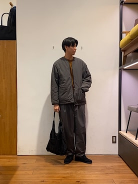 「イチ推しジャケットスタイル」｜かわむらさん（メンズ・183cm）の秋コーディネート