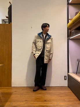 「イチ推しジャケットスタイル」｜「アイテム（その他アウター）」を使った、かわむらさん（メンズ・183cm）の秋コーディネート