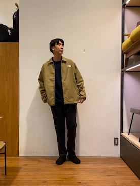 「アイテム（テーラードジャケット）」を使った、かわむらさん（メンズ・183cm）の秋コーディネート