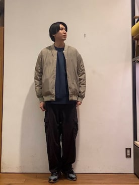 「STONEMASTER（ストーンマスター ）のアイテム」を使った、かわむらさん（メンズ・183cm）の冬コーディネート