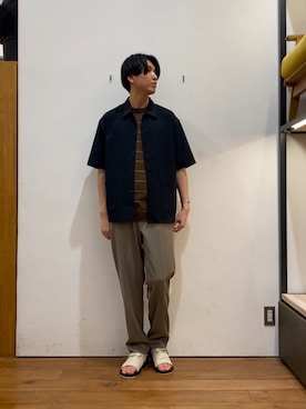 かわむらさん（メンズ・183cm）の春コーディネート