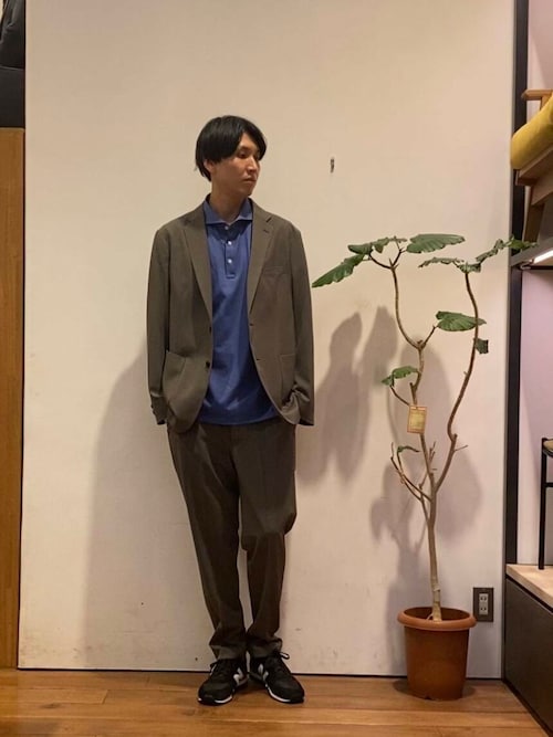 LIFE STYLE TAILOR　カッタウェイ半袖プルオーバー