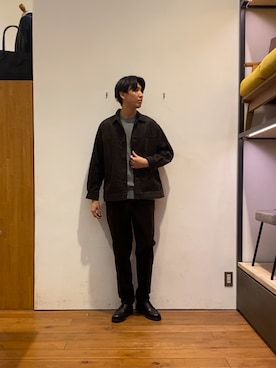 「イチ推しジャケットスタイル」｜かわむらさん（メンズ・183cm）の秋コーディネート
