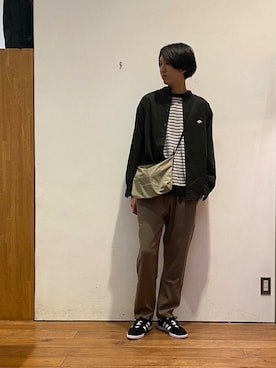 かわむらさん（メンズ・183cm）の秋コーディネート