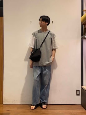 かわむらさん（メンズ・183cm）の夏コーディネート