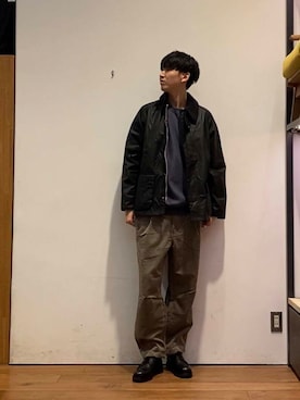 かわむらさん（メンズ・183cm）の秋コーディネート