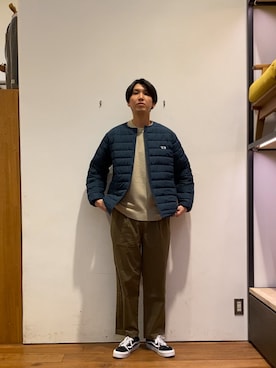 かわむらさん（メンズ・183cm）の秋コーディネート