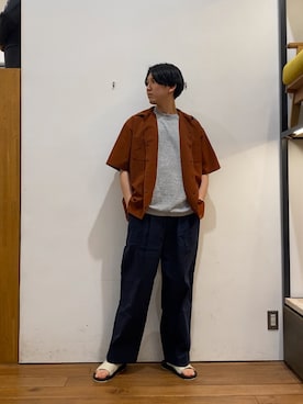 かわむらさん（メンズ・183cm）の春コーディネート