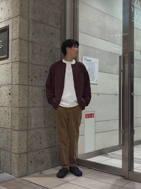 かわむらさん（メンズ・183cm）の秋コーディネート