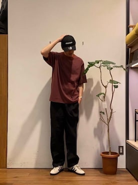 「アイテム（その他パンツ）」を使った、かわむらさん（メンズ・183cm）の夏コーディネート