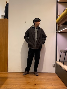 かわむらさん（メンズ・183cm）の秋コーディネート