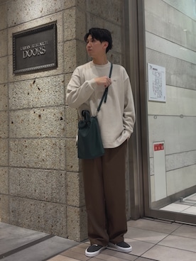 かわむらさん（メンズ・183cm）の秋コーディネート