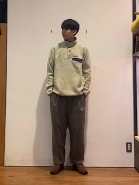 「アイテム（その他トップス）」を使った、かわむらさん（メンズ・183cm）の秋コーディネート
