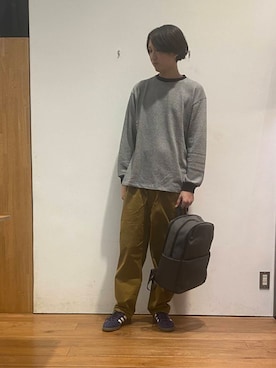 かわむらさん（メンズ・183cm）の秋コーディネート