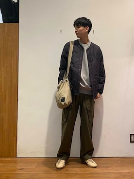 かわむらさん（メンズ・183cm）の秋コーディネート
