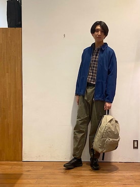 かわむらさん（メンズ・183cm）の秋コーディネート