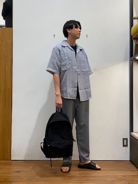 かわむらさん（メンズ・183cm）の春コーディネート