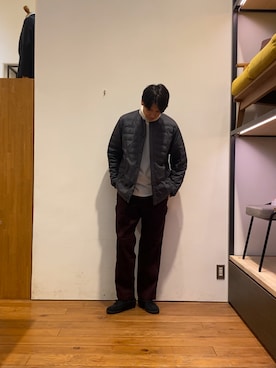 かわむらさん（メンズ・183cm）の秋コーディネート