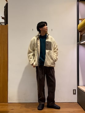 「アイテム（その他シューズ）」を使った、かわむらさん（メンズ・183cm）の秋コーディネート