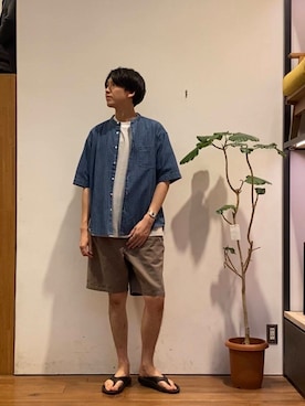 かわむらさん（メンズ・183cm）の夏コーディネート