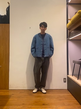 かわむらさん（メンズ・183cm）の秋コーディネート
