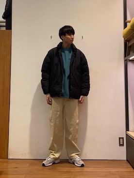 かわむらさん（メンズ・183cm）の秋コーディネート
