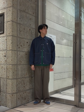 「PENNEYS（ぺニーズ）のアイテム」を使った、かわむらさん（メンズ・183cm）の秋コーディネート
