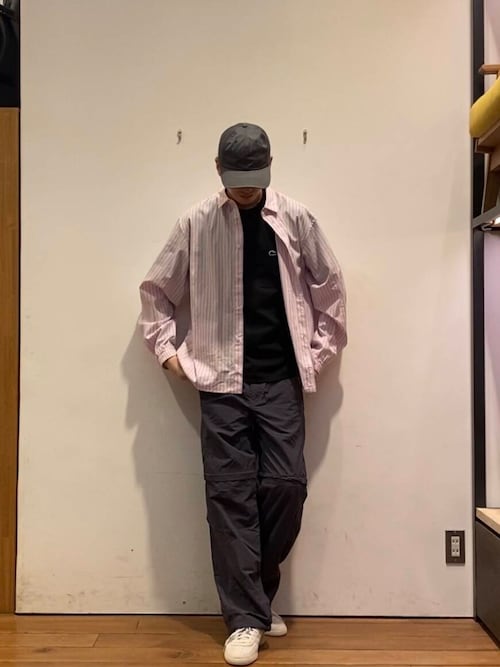 ストライプロングスリーブシャツ