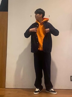 かわむらさん（メンズ・183cm）の秋コーディネート