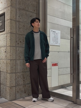 「FORK&SPOON（フォークアンドスプーン）のアイテム」を使った、かわむらさん（メンズ・183cm）の秋コーディネート