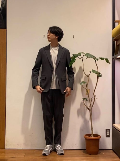『抗菌/防臭』LIFE STYLE TAILOR　シルケットポンチストレッチTシャツ