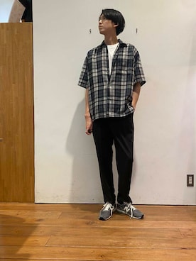 かわむらさん（メンズ・183cm）の夏コーディネート