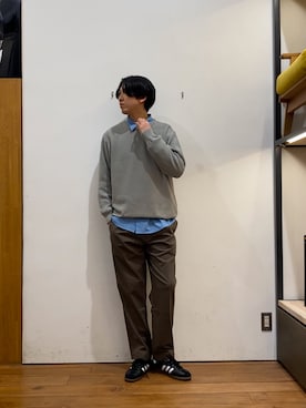 かわむらさん（メンズ・183cm）の冬コーディネート