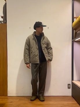 「アイテム（その他シューズ）」を使った、かわむらさん（メンズ・183cm）の秋コーディネート