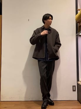 かわむらさん（メンズ・183cm）の冬コーディネート