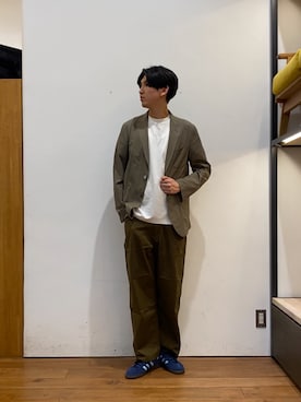 「アイテム（その他アウター）」を使った、かわむらさん（メンズ・183cm）の夏コーディネート