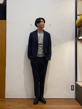 かわむらさん（メンズ・183cm）の春コーディネート