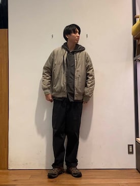 かわむらさん（メンズ・183cm）の冬コーディネート
