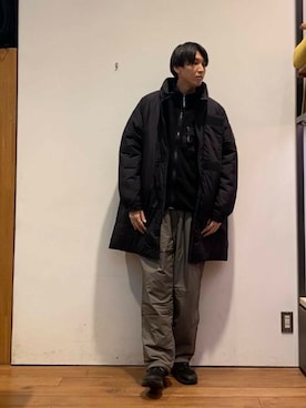 「アイテム（その他トップス）」を使った、かわむらさん（メンズ・183cm）の冬コーディネート